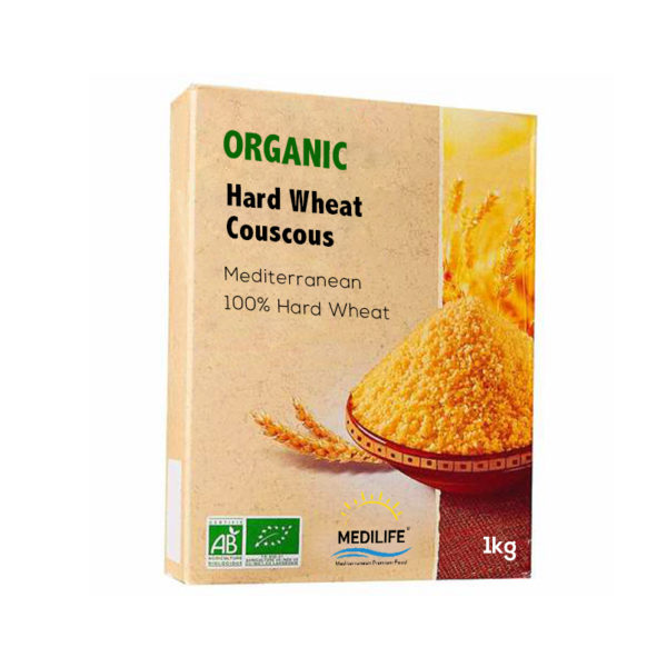 Organic Hard Wheat Couscous 1kg Carton