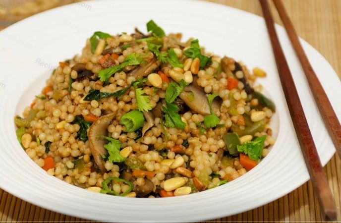 Chinese Pearl Couscous Salad